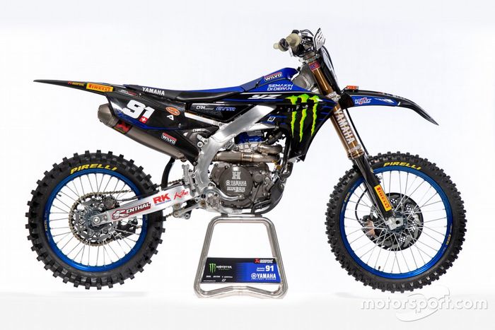 La moto de Jeremy Seewer, Monster Energy Yamaha Factory Racing