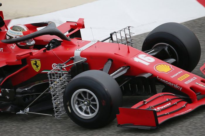 Charles Leclerc, Ferrari SF1000 con sensores 