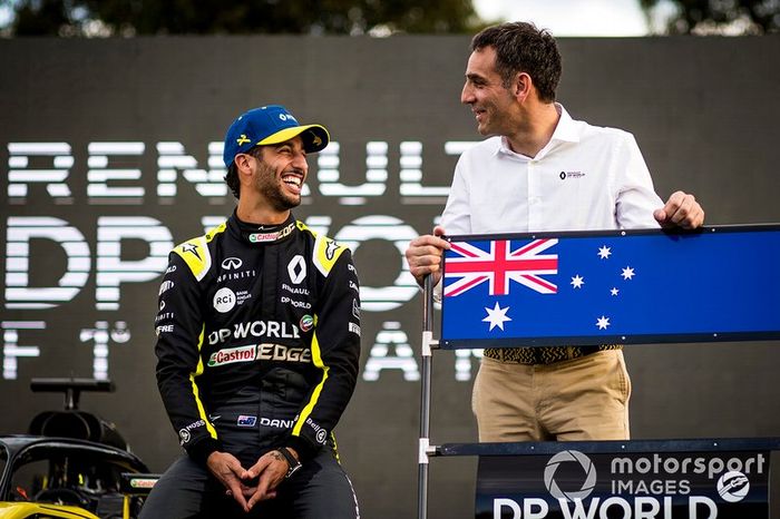 Daniel Ricciardo, Renault F1 con Cyril Abiteboul, Renault F1 Team 