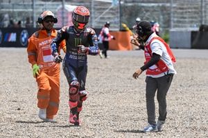Fabio Quartararo, caída de Yamaha Factory Racing