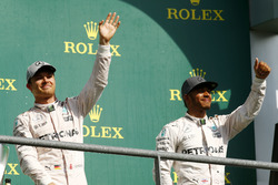 Podium: 1. Nico Rosberg, Mercedes AMG F1; 3. Lewis Hamilton, Mercedes AMG F1