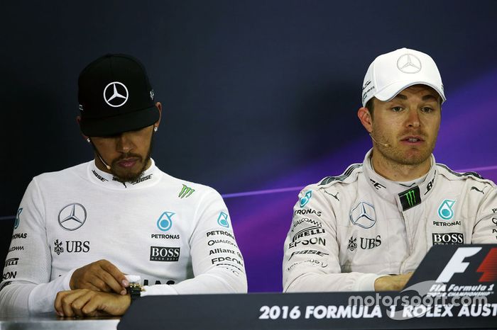 Lewis Hamilton y Nico Rosberg, Mercedes