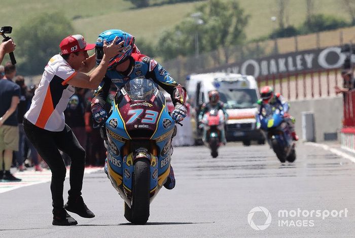 El ganador, Alex Marquez, Marc VDS Racing con Marc Marquez, Repsol Honda Team