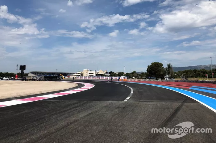 Detalle del pitlane de Paul Ricard