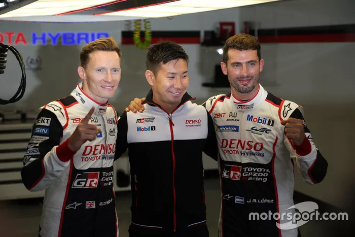 Pole de #7 Toyota Gazoo Racing Toyota TS050: Mike Conway, Kamui Kobayashi, Jose Maria Lopez
