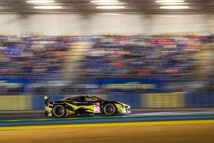 #60 Iron Lynx Ferrari 488 GTE EVO LMGTE Am, Claudio Schiavoni, Paolo Ruberti, Raffaele Giammaria