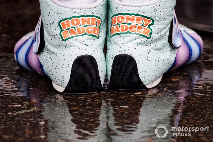 Las botas de Daniel Ricciardo, McLaren