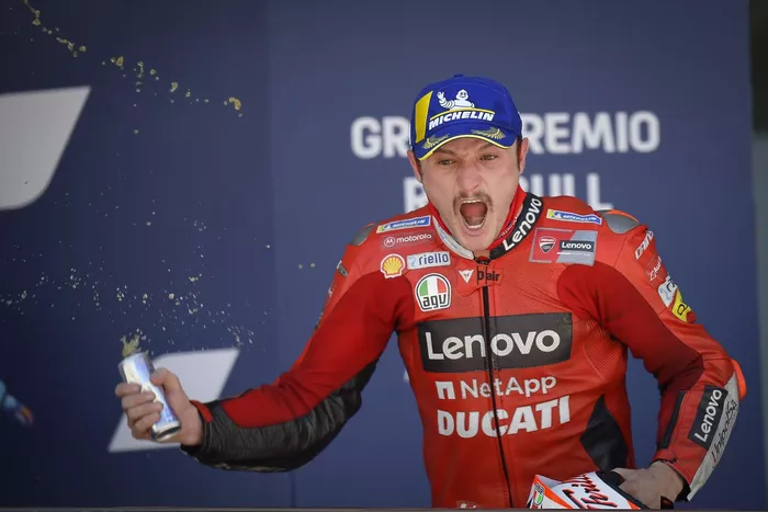 Ganador de la carrera Jack Miller, Ducati Team