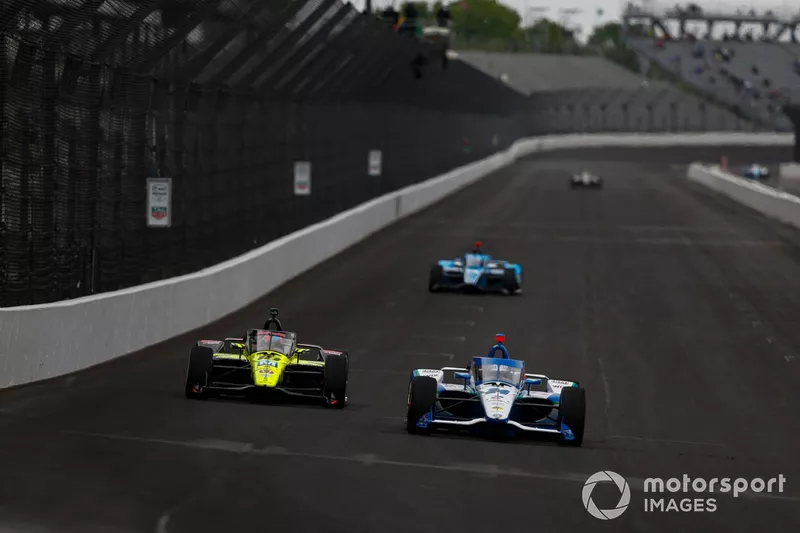 Ed Jones, Dale Coyne Racing with Vasser Sullivan Honda, Sage Karam, Dreyer & Reinbold Racing Chevrolet