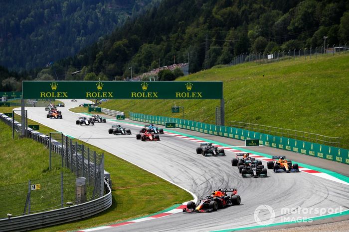 El inicio de la carrera.