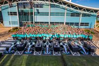 Mercedes AMG F1 Dünya Şampiyonluğu kutlaması