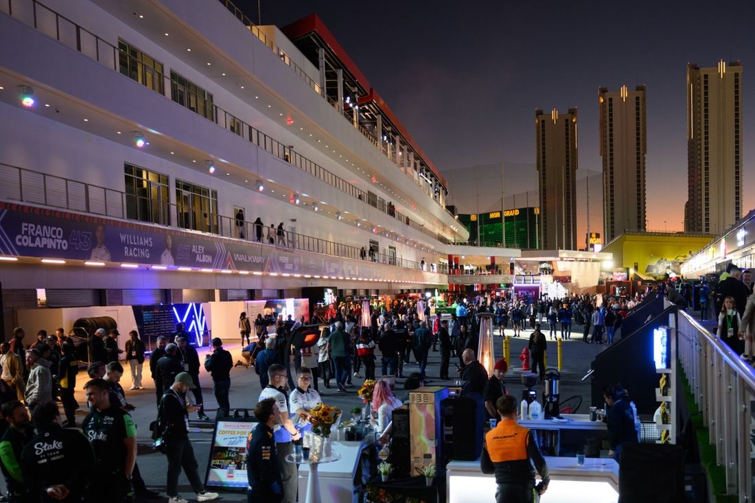 Atmosfera do paddock 