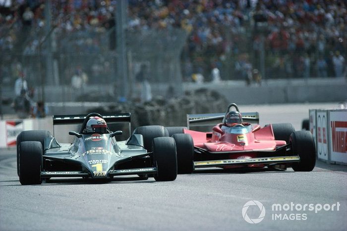 Mario Andretti, Lotus 79 Ford, Gilles Villeneuve, Ferrari 312T4