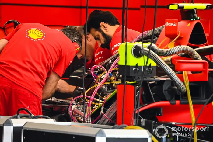 Detalles técnicos del Ferrari SF1000