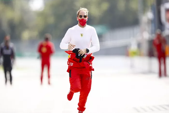 Sebastian Vettel, Ferrari corre