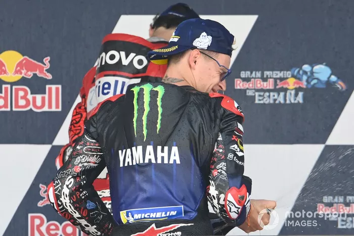 Podio: segundo lugar Fabio Quartararo, Yamaha Factory Racing