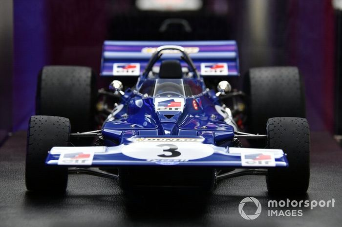 Terrell 001 F1 car model on display