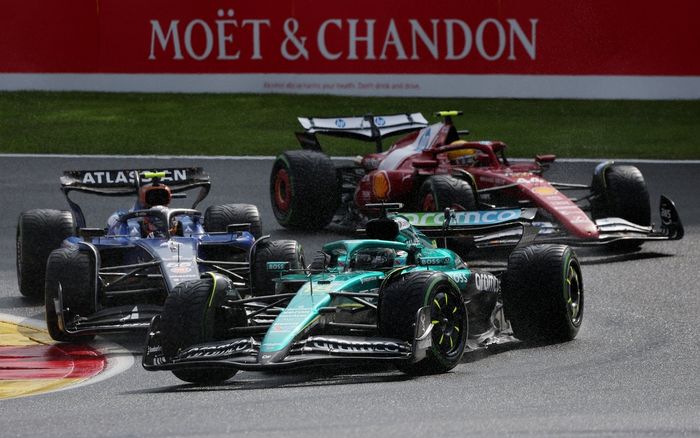 Lewis Hamilton, Ferrari, Lance Stroll, Aston Martin Racing, Carlos Sainz, Williams