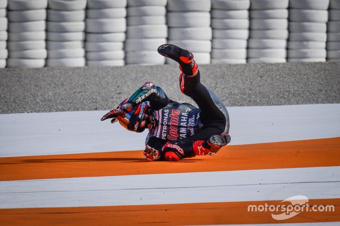 Accidente de Fabio Quartararo, Petronas Yamaha SRT