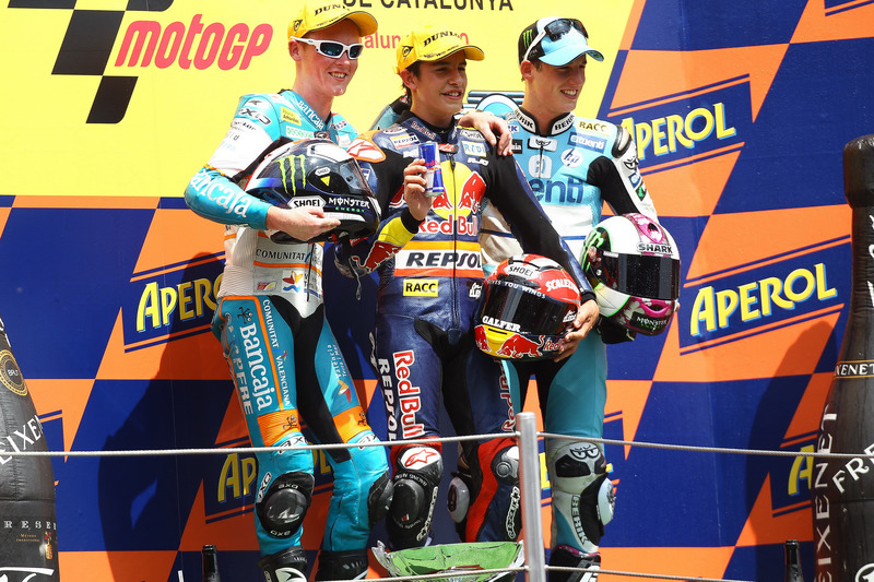 Podium: 1.Marc Marquez, 2. Bradley Smith, 3. Pol Espargaro