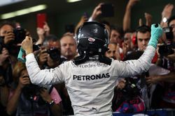 Nico Rosberg, Mercedes AMG F1 feiert seinen WM-Titel im Parc Ferme