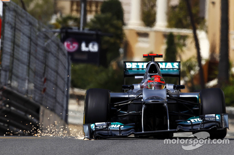 Funkenflug: Michael Schumacher, Mercedes F1 W03