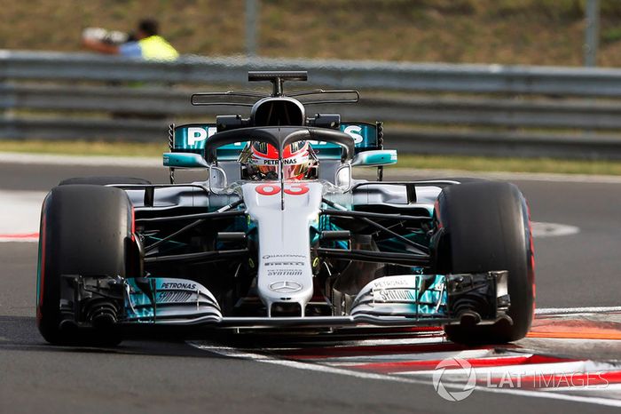 George Russell, Mercedes F1 W08 con el Halo