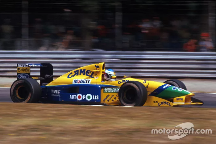 1991: Jordan/Benetton - 14º lugar, 4 pontos, 6 GPs