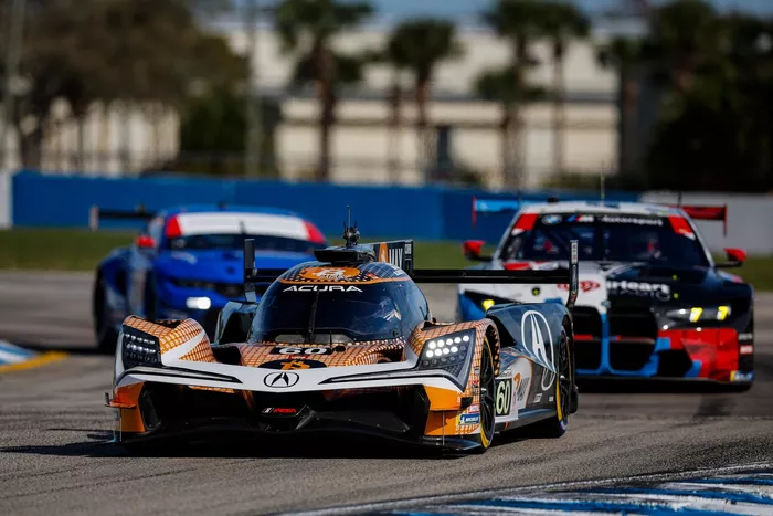#60 Acura Meyer Shank Racing w/Curb Agajanian Acura ARX-06: Tom Blomqvist, Colin Braun, Scott Dixon