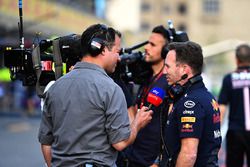 Ted Kravitz, Sky TV ve Christian Horner, Red Bull Racing Takım Patronu