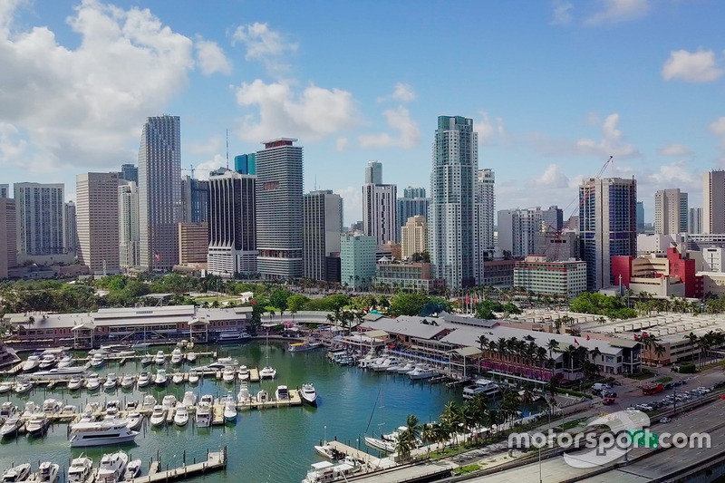 Panoramica dell'area di Miami per la proposta del circuito di F1