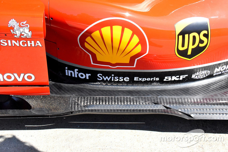 Ferrari SF71H taban detay