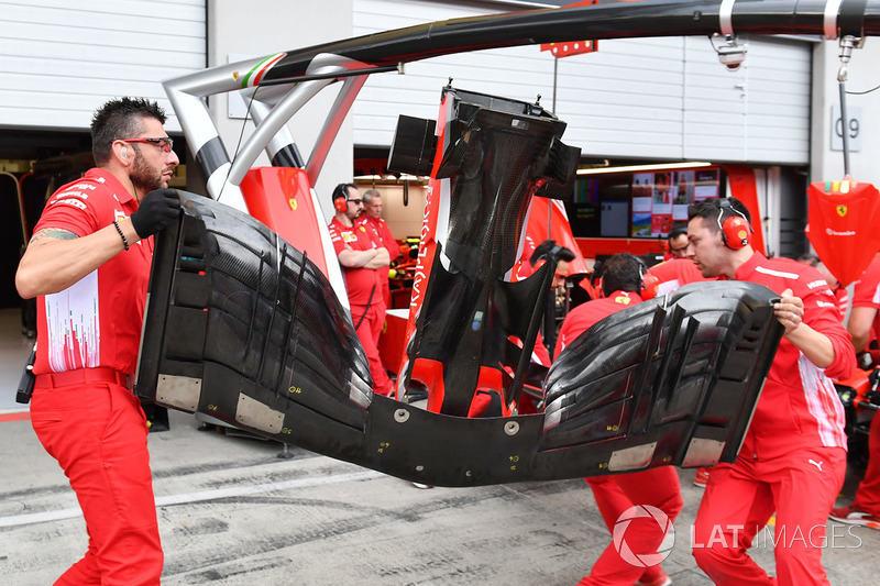 Ferrari SF71H voorvleugel