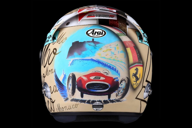 Casque spécial de Sebastian Vettel