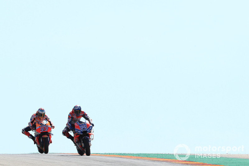Fin de course sous forme de duel entre Márquez et Dovizioso