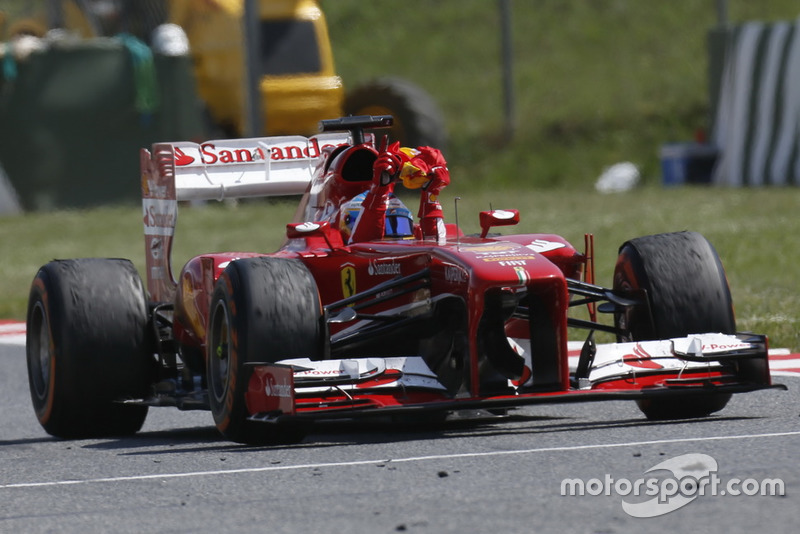 Fernando Alonso, Ferrari F138, vainqueur