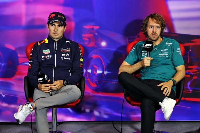 Sergio Pérez, Red Bull Racing, Sebastian Vettel, Aston Martin