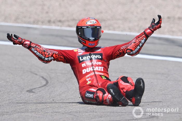 Caída de Francesco Bagnaia, Ducati Team