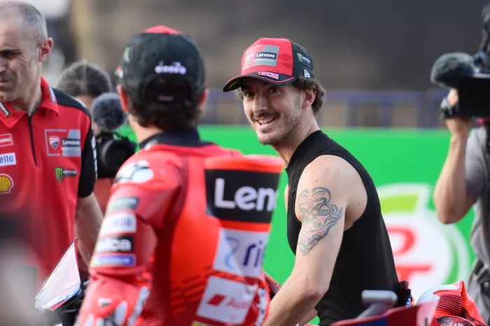 Marc Marquez, Ducati Team, Francesco Bagnaia, Ducati Team