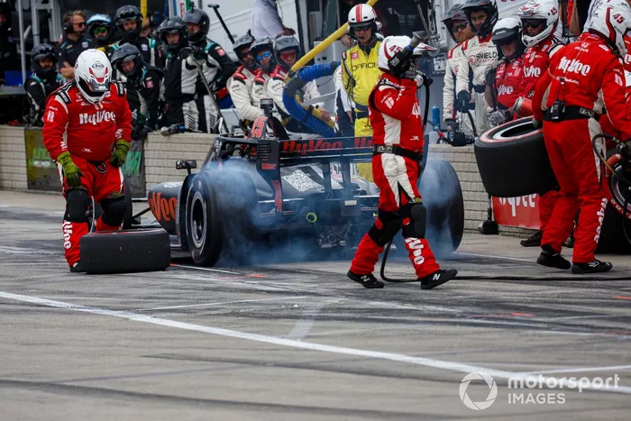 Jack Harvey, Rahal Letterman Lanigan Racing Honda, Pit Stop