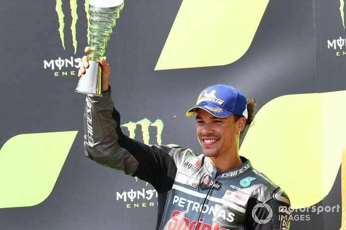 Podio: segundo lugar Franco Morbidelli, Petronas Yamaha SRT