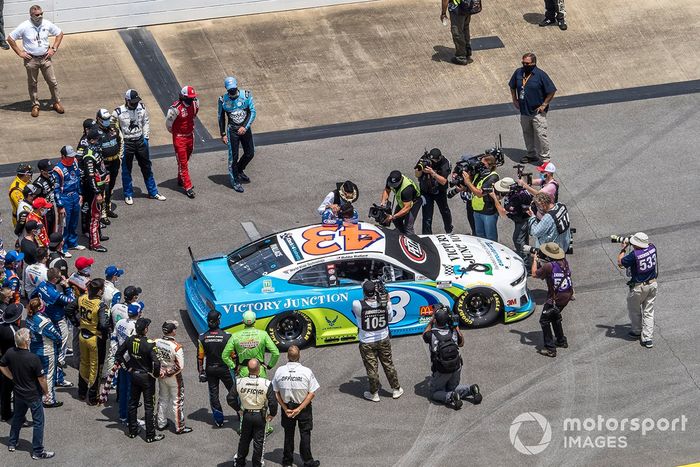 Darrell Wallace Jr., Richard Petty Motorsports honored before the Nascar Cup race
