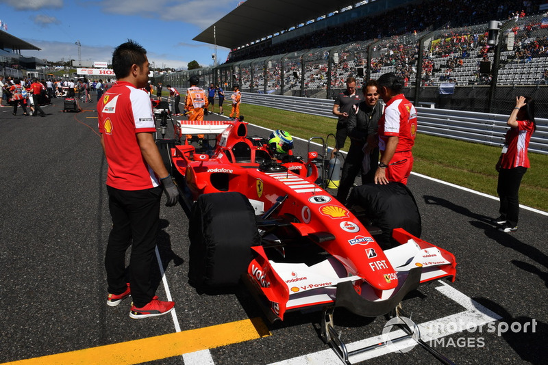 Felipe Massa, Ferrari lors des Legends F1 30th Anniversary Lap Demonstration