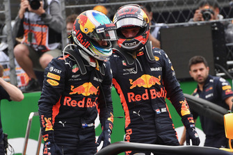 Daniel Ricciardo, Red Bull Racing ve Max Verstappen, Red Bull Racing, parc ferme