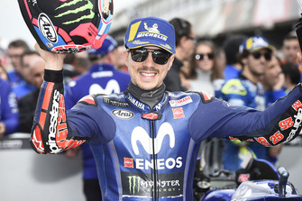 Il poleman Maverick Viñales, Yamaha Factory Racing