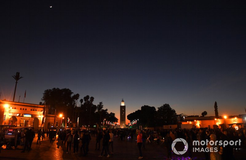 Suasana kota Marrakesh