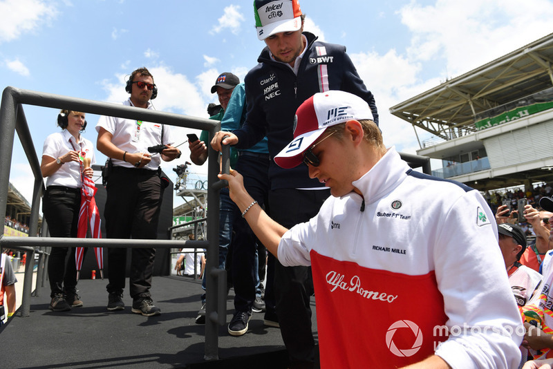 Маркус Ерікссон, Alfa Romeo Sauber F1 Team та Серхіо Перес, Racing Point Force India F1 Team
