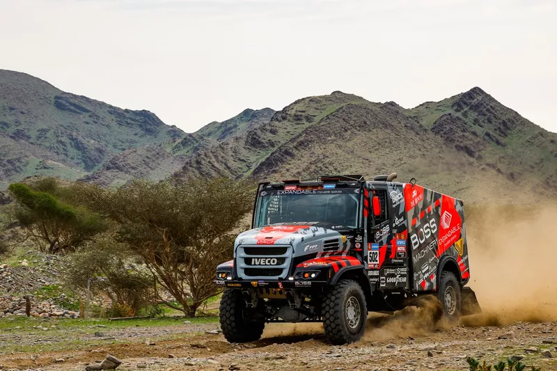 #502 Boss Machinery Team De Rooy Iveco: Janus van Kasteren, Darek Rodewald, Marcel Snijders