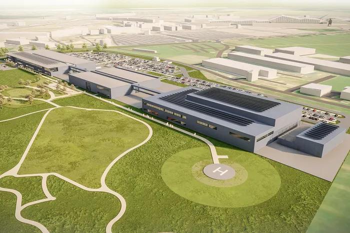 Aston Martin Silverstone factory rendering