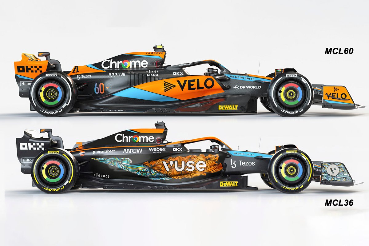 Comparación entre el McLaren MCL36 y el McLaren MC60